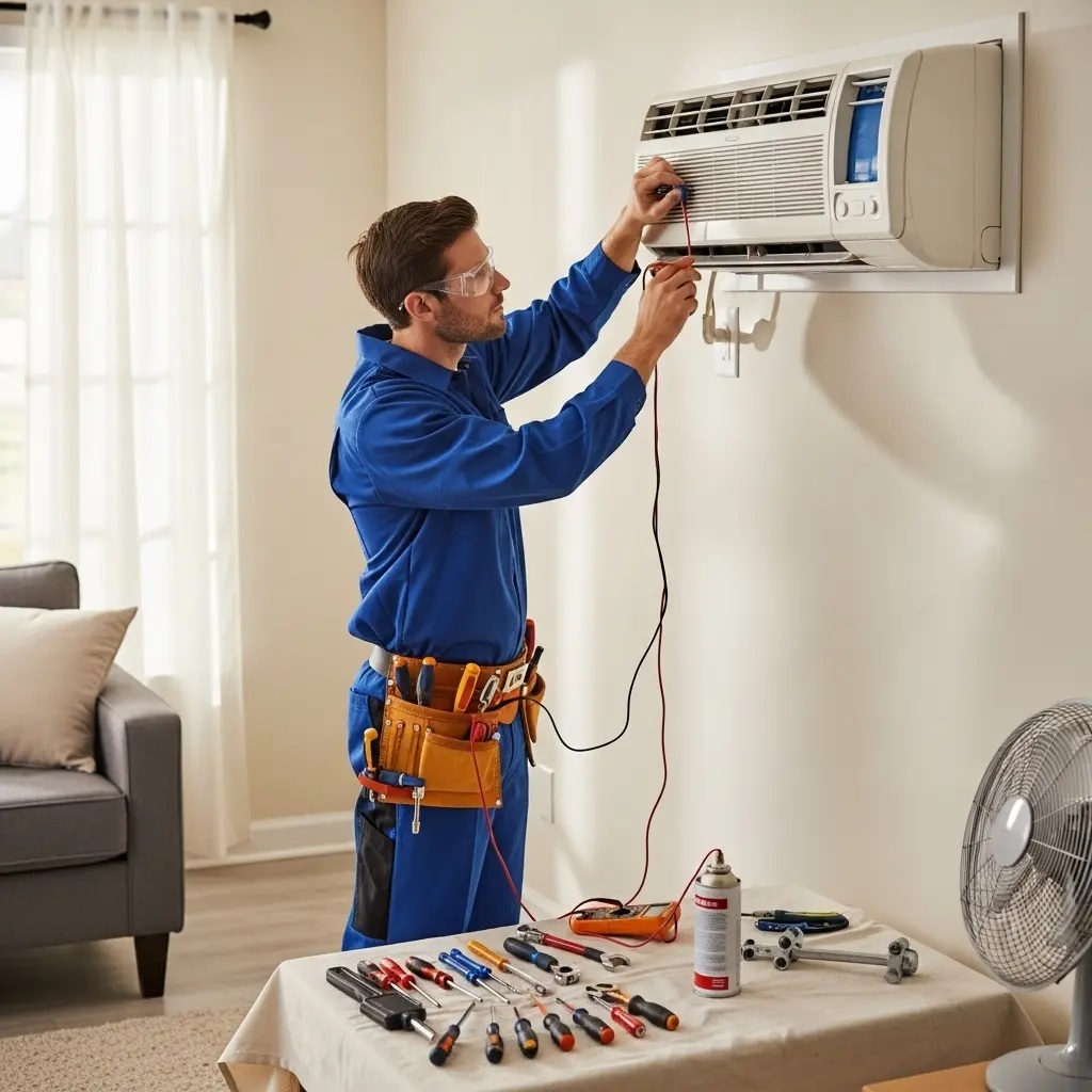 Kula Esty Esty klima gaz dolumu ve bakım – Enerji verimliliği artırıldı. - Teknik servis örneği